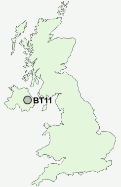 UK Postcode map