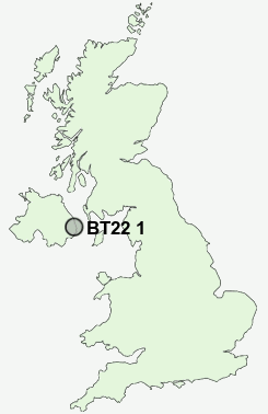 UK Postcode map