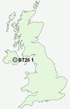 UK Postcode map