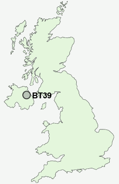 UK Postcode map