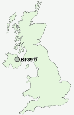 UK Postcode map