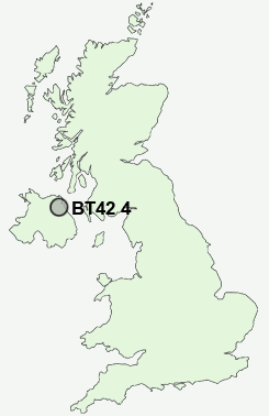 UK Postcode map