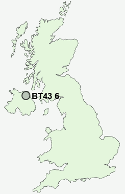 UK Postcode map