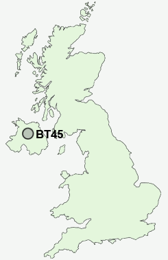 UK Postcode map