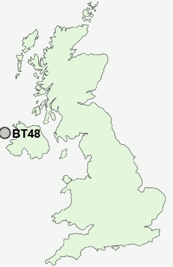 UK Postcode map