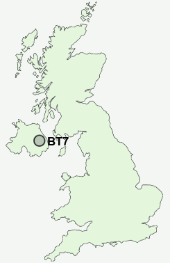 UK Postcode map