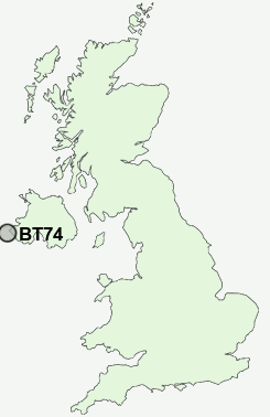 UK Postcode map