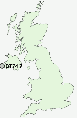 UK Postcode map