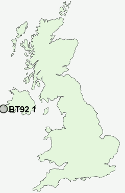 UK Postcode map