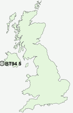 UK Postcode map