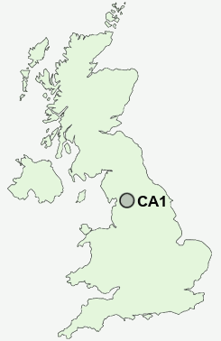 UK Postcode map