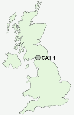 UK Postcode map