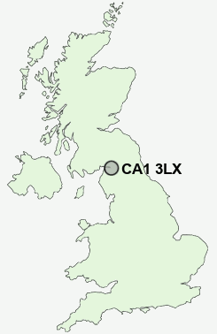 UK Postcode map