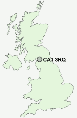 UK Postcode map