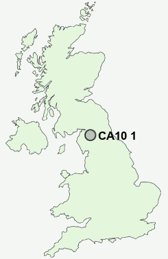 UK Postcode map