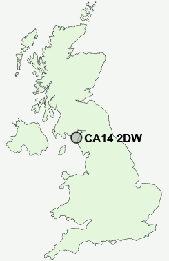 UK Postcode map