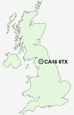 UK Postcode map