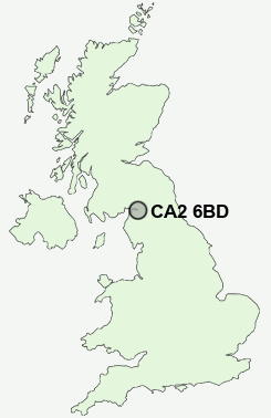 UK Postcode map