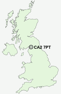 UK Postcode map