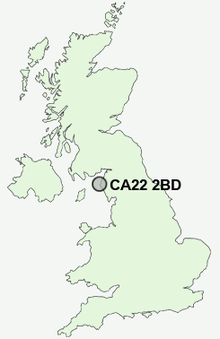 UK Postcode map