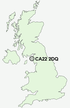 UK Postcode map