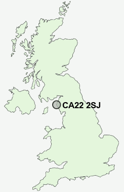 UK Postcode map