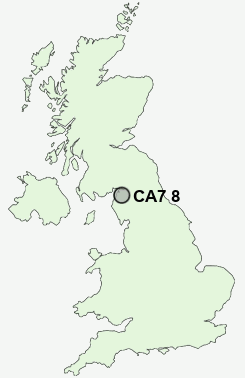 UK Postcode map