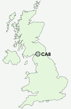 CA8 Postcode map