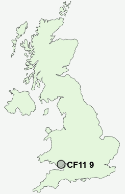 UK Postcode map