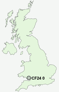 UK Postcode map