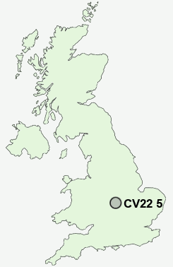 UK Postcode map