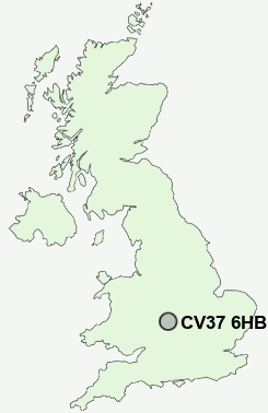 UK Postcode map