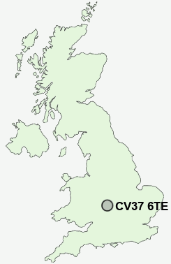 UK Postcode map