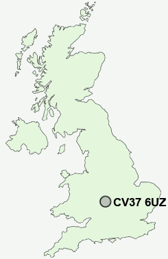 UK Postcode map