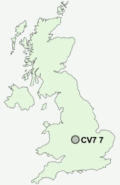 UK Postcode map