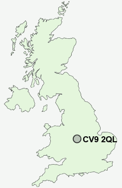 UK Postcode map