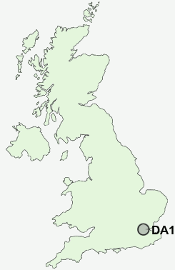 DA11 Postcode map