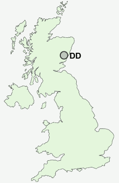 UK Postcode map