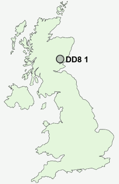 UK Postcode map