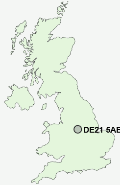 UK Postcode map