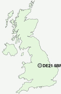 UK Postcode map