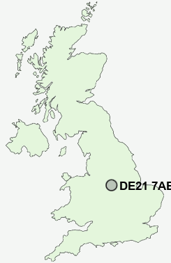 UK Postcode map