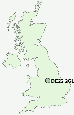 UK Postcode map