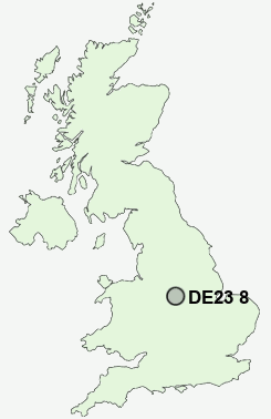 UK Postcode map