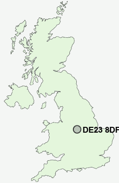 UK Postcode map