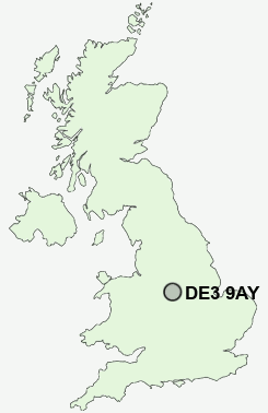 UK Postcode map