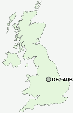 UK Postcode map