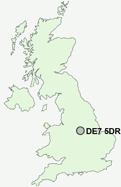 UK Postcode map