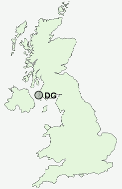 UK Postcode map