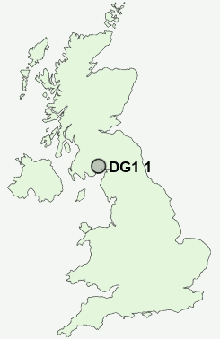 UK Postcode map